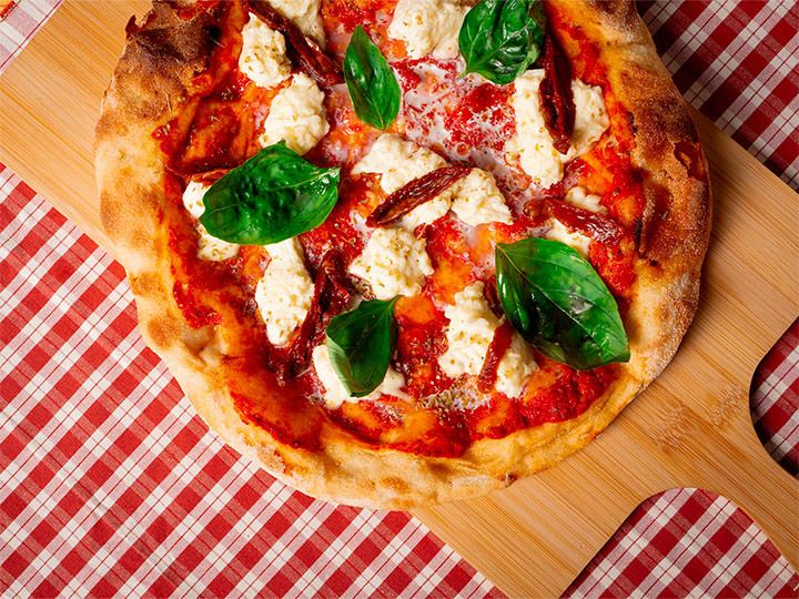 Pinsa rotonda | Carosello | Vaccani